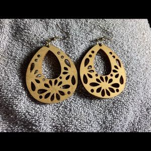 Wooden earrings